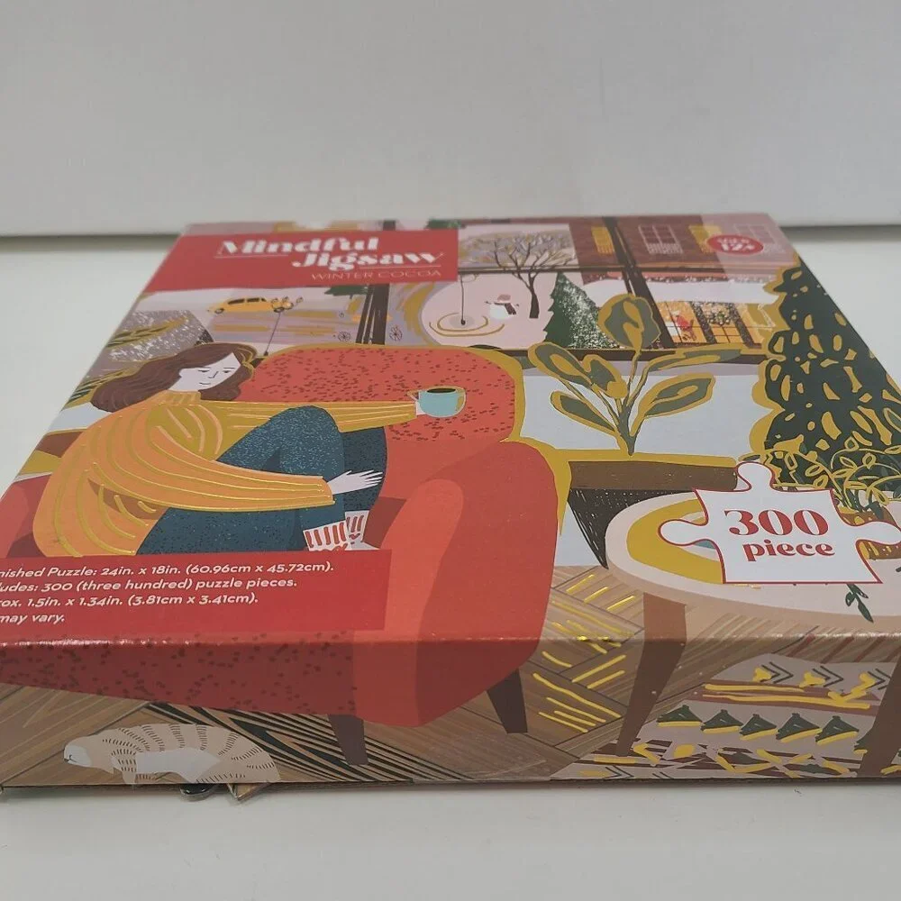 Mindful Jigsaw Winter Cocoa 300 Piece Puzzle
